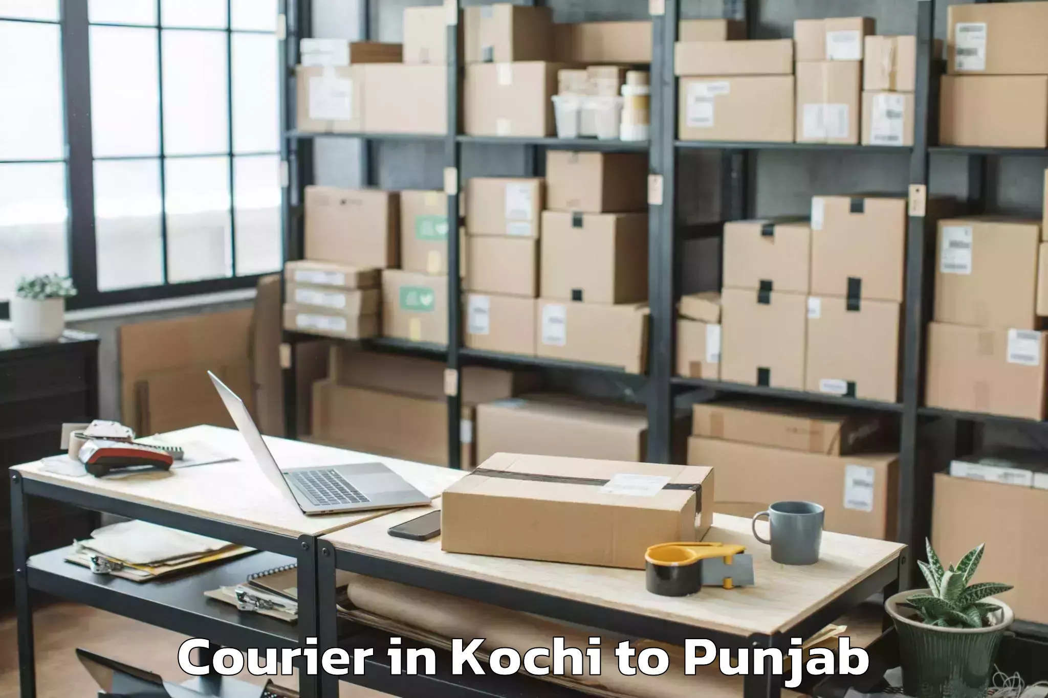 Book Kochi to Moga Courier